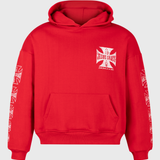 Polerón heavyweight® Maltese Cross - Rojo