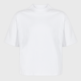 Polera basica Heavyweight® boxy fit blanca