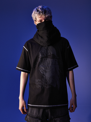 polera cairo contra stitch color negro