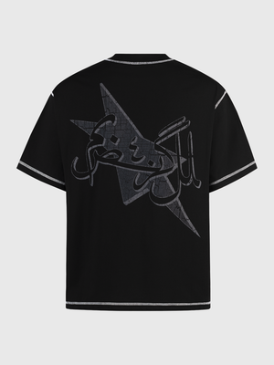 polera cairo contra stitch color negro