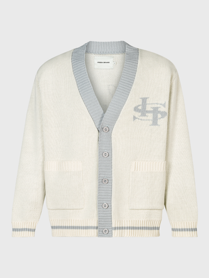 Cardigan SH color Crudo y gris