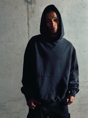 Polerón oversize heavyweight® negro vintage
