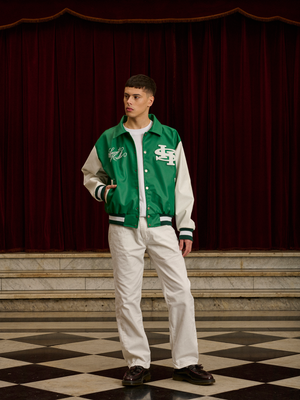 Chaqueta Varsity Saint Hills color verde