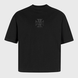 Polera Heavyweight® Maltese Cross - Negro