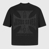 Polera Heavyweight® Maltese Cross - Negro