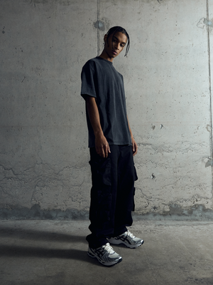 Polera oversize heavyweight® negro vintage