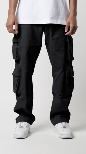 Pantalón cargo Doble - Negro