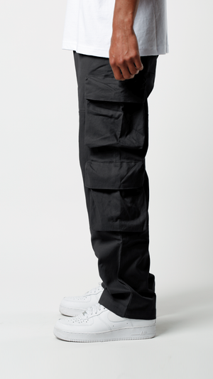 Pantalón cargo Doble - Negro