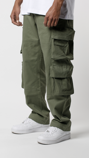 Pantalón cargo doble - Verde