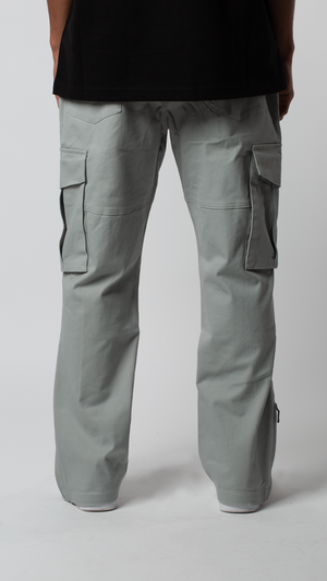 Pantalón cargo Flare - Gris