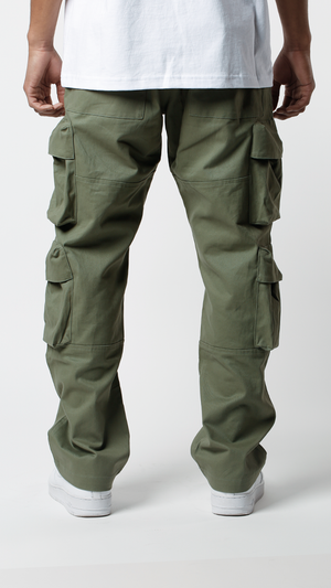 Pantalón cargo doble - Verde
